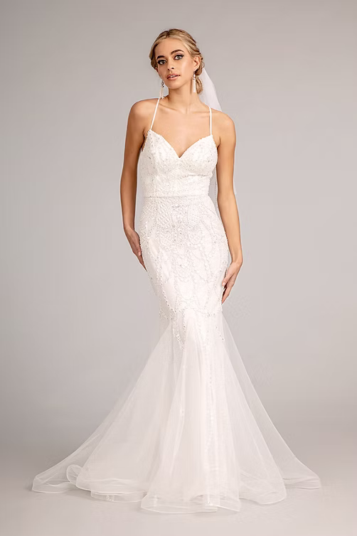 Sweetheart fitted mermaid wedding dress Phoenix AZ - Strictly Weddings
